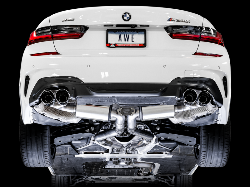 AWE 2019+ BMW M340i (G20) Non-Resonated Touring Edition Exhaust (Use OE Tips)