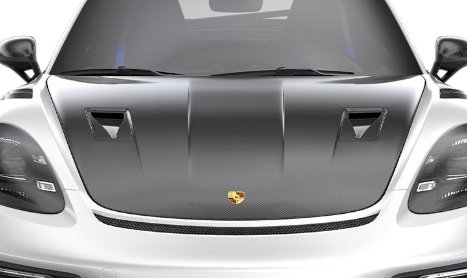 1016 Industries Porsche 718 Spyder RS Hood (Carbon Fibre)