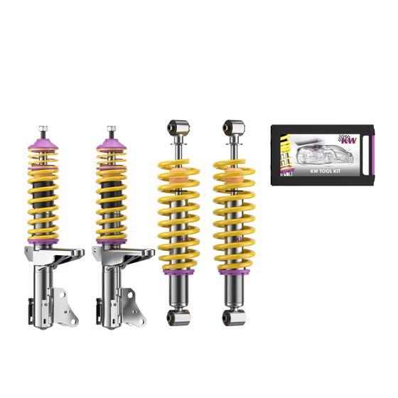 KW Coilover Kit V1 for 09/1991+ Audi 80 (8C2, B4) (2.0E 16V quattro, 2.0E quattro, 2.0 quattro +4 more)