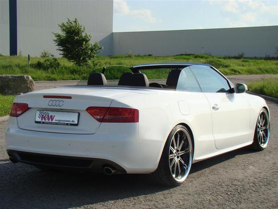 KW Coilover Kit V1 for 04/2009+ Audi A5 Convertible (8F7) (1.8 TFSI, 1.8 TFSI quattro, 2.0 TDI +5 more)