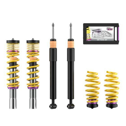 KW Coilover Kit V1 for 10/2015+ Audi A4 (8W2, 8WC, B9) (2.0 TDI quattro, 2.0 TFSI Mild Hybrid quattro, 2.0 TFSI quattro +19 more) [102100AP]
