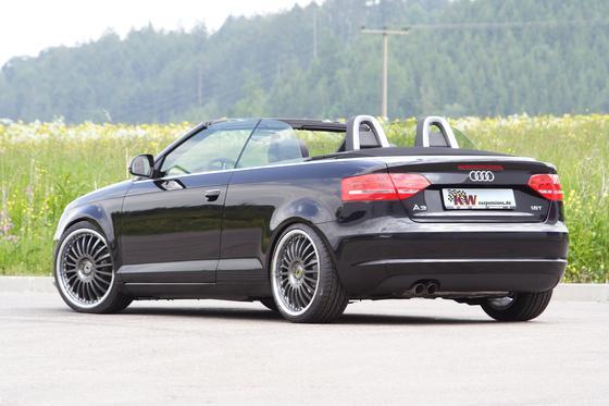 KW Coilover Kit V1 for 04/2008+ Audi A3 Convertible (8P7) w/ Deactivation For Electronic Dampers (1.8 TFSI quattro, 2.0 TDI 16V quattro, 2.0 TDI quattro +8 more)