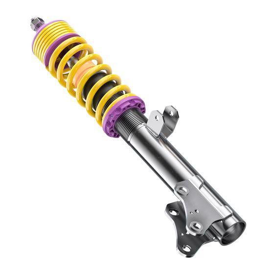 KW Coilover Kit V1 for 06/1989+ Audi 80 (89, 89Q, 8A, B3) (1.8E quattro, 1.8 quattro, 1.8S quattro +11 more)