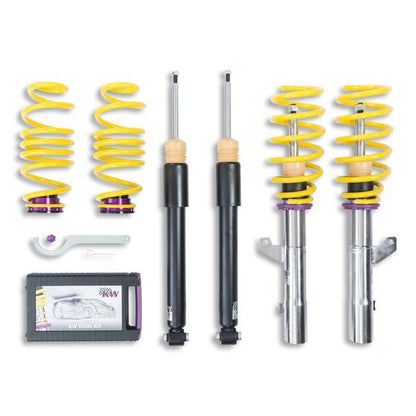 KW Coilover Kit V1 for 03/2014+ Audi A3 Convertible (8V7, 8VE) (1.5 TFSI, 1.6 TDI, 1.8 TFSI +15 more)