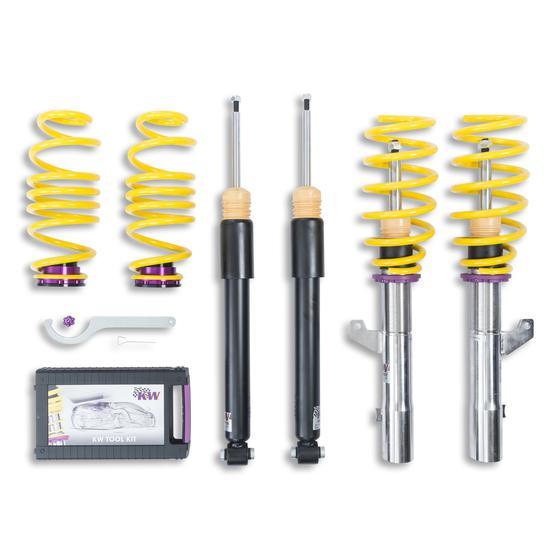 KW Coilover Kit V1 for 03/2014+ Audi A3 Convertible (8V7, 8VE) (1.5 TFSI, 1.6 TDI, 1.8 TFSI +15 more)