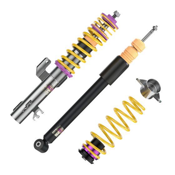 KW Coilover Kit V1 for 06/2008+ Seat Ibiza Mk IV Sportcoupe (6J1, 6P5) w/ Deactivation For Electronic Dampers - Volkswagen Polo (6R) (1.0 TSI, 1.2 TDI, 1.2 TSI +14 more)