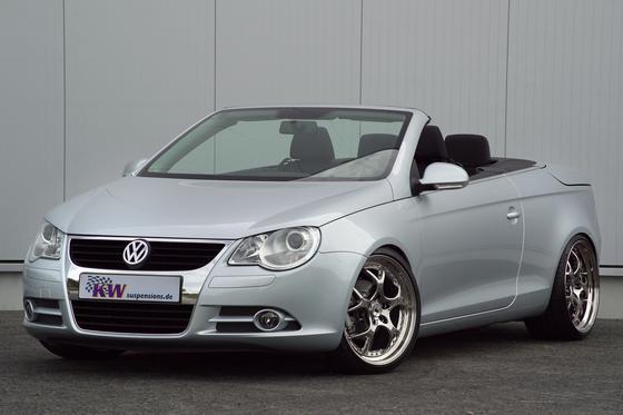 KW Coilover Kit V1 for 05/2006+ VW Eos (1F7, 1F8) w/ Deactivation For Electronic Dampers [10280106]