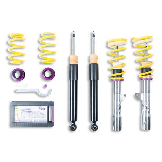 KW Coilover Kit V1 for 10/2008+ VW Golf VI (5K1) w/ Deactivation For Electronic Dampers [10281025]