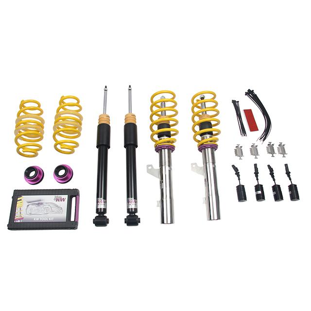 KW Coilover Kit V2 w/ Deactivation For Electronic Dampers - Seat LEON (5F1), Seat LEON SC (5F5) +1 more (1.0 TSi, 1.0 TSI, 1.2 TSI +16 more)