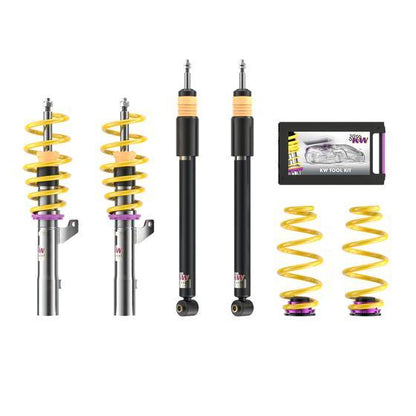 KW Coilover Kit V2 Comfort - Audi A3 (8V), Audi Q2 (GA), Volkswagen Passat (3C)