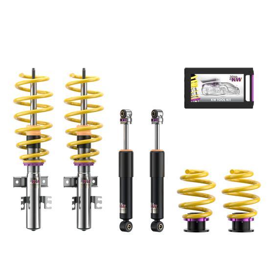 KW Coilover Kit V2 Comfort w/ Deactivation For Electronic Dampers - Vw CALIFORNIA T6 Camper (SGC, SGG, SHC), Vw CARAVELLE Mk VI (SG, 7HC) +2 more