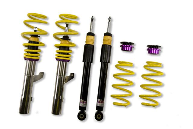 KW Coilover Kit V2 Comfort - Volkswagen Golf (1K) (1.4 TSI Comfortline, 1.6 Trendline, 2.0 TDI Comfortline) (55mm front axle strut)