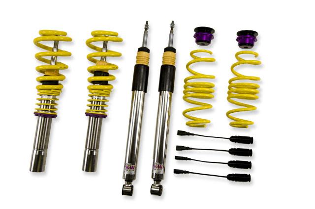 KW Coilover Kit V3 w/ Deactivation For Electronic Dampers - Audi A4 (B8) (2.0 TFSI quattro, 3.0 TDI quattro, 2.0 TDI)