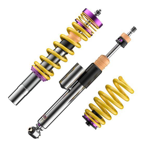 KW Coilover Kit V3 w/ Deactivation For Electronic Dampers - Audi A4 (B9) (RS 4)