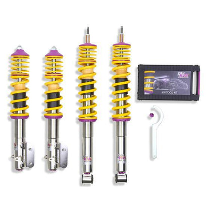 KW Coilover Kit V3 w/ Deactivation For Electronic Dampers - Audi A3 (8P) (2.0 TFSI quattro, 1.4 TFSI, 1.8 TFSI)