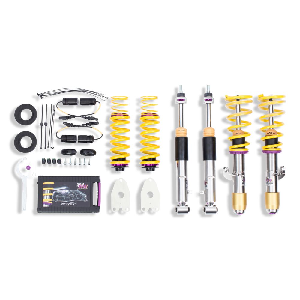 KW Coilover Kit V3 w/ Deactivation For Electronic Dampers - BMW M3 (F80), BMW M4 (F82)