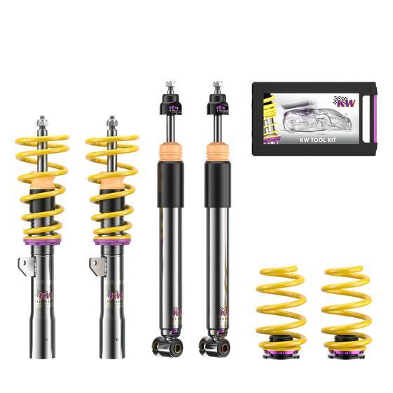 KW Coilover Kit V3 - BMW 1 Series (F40), BMW 2 Series (F45), BMW 2 Series (F44) +3 more (118i, 128ti, M135i xDrive +7 more) (electronic dampers must be deactivated, for cars with electronic dampers)
