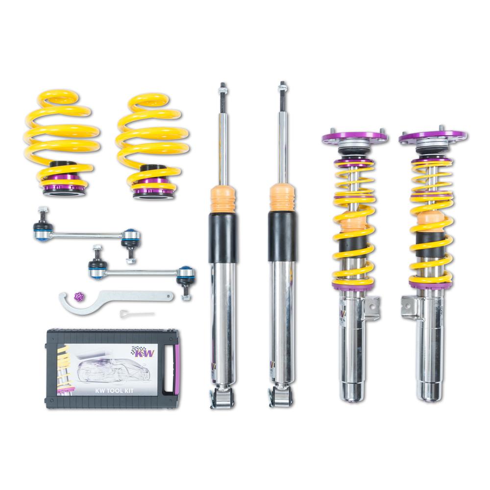 KW Coilover Kit V3 Clubsport w/ Top Mounts - BMW 3 Series (E46)