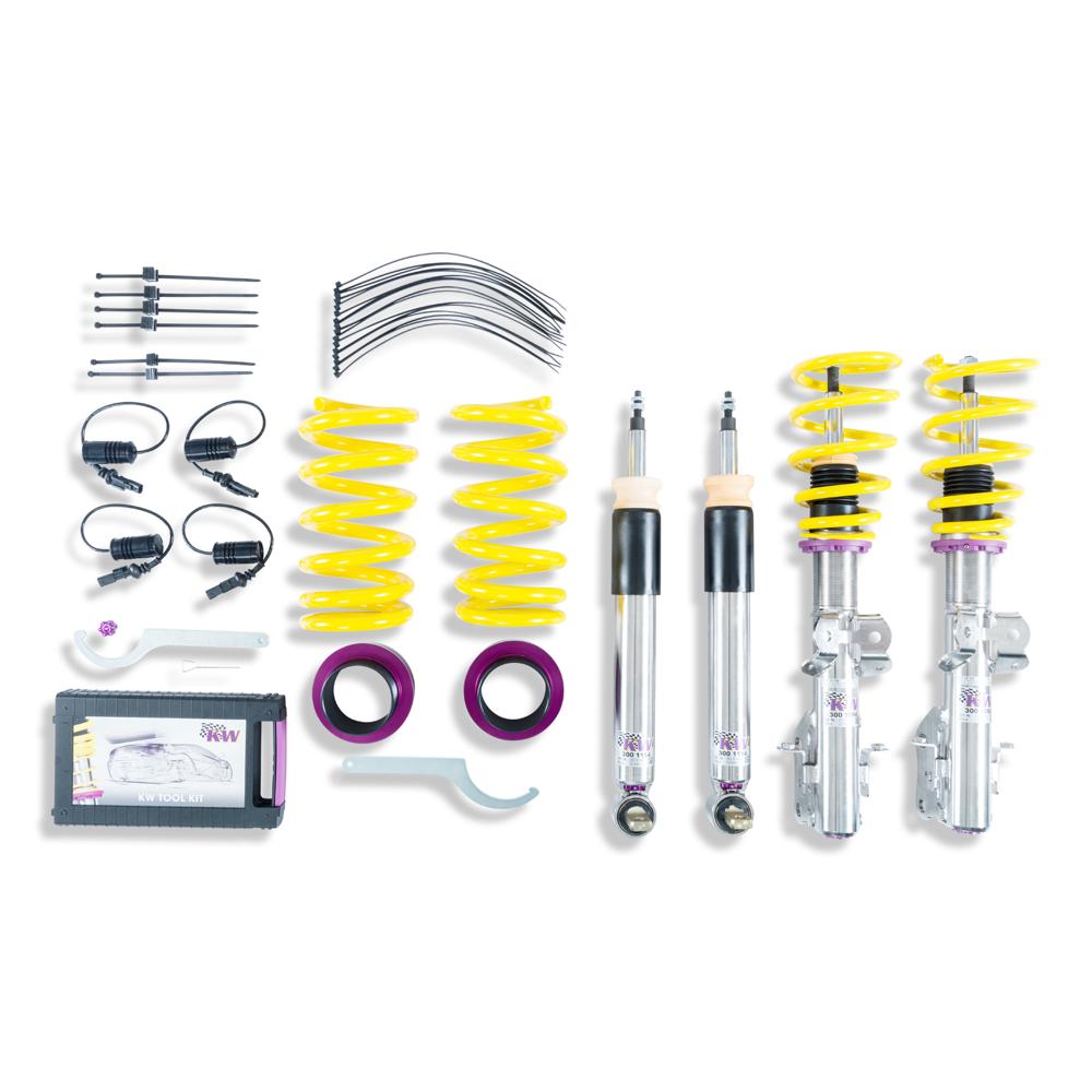 KW Coilover Kit V3 w/ Deactivation For Electronic Dampers - Ford Mustang (S550), Ford Mustang (S650)