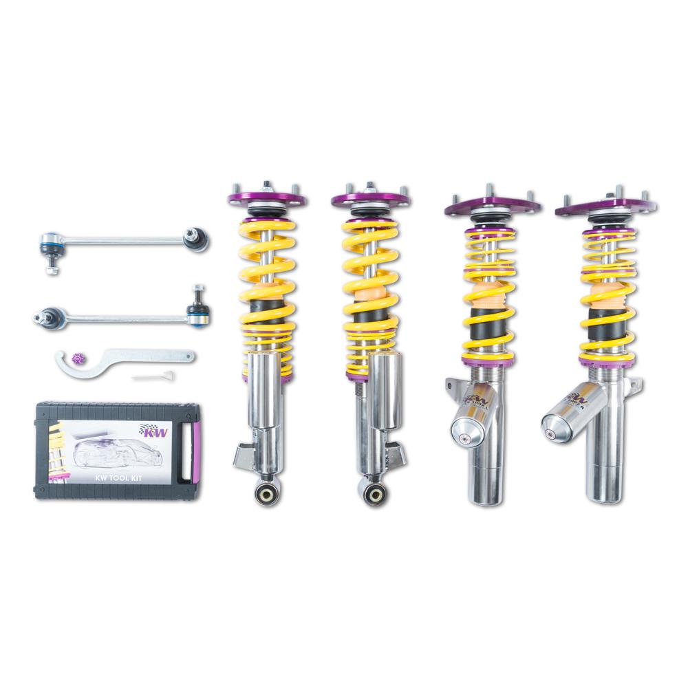 KW Coilover Kit V3 Clubsport w/ Top Mounts - Porsche 911 (996) (Carrera 4, Carrera 4S, Turbo)