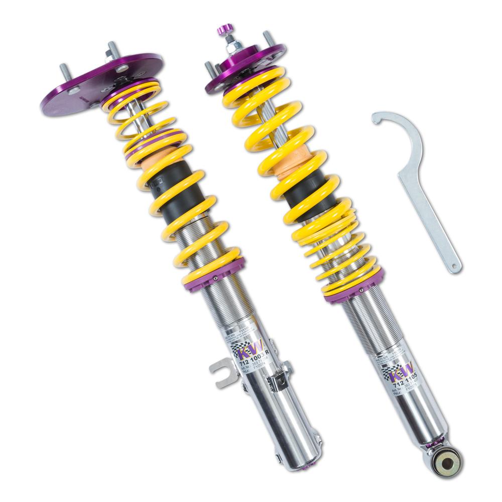 KW Coilover Kit V3 Clubsport w/ Top Mounts - Porsche 911 (964) (Carrera 4) [35271822]