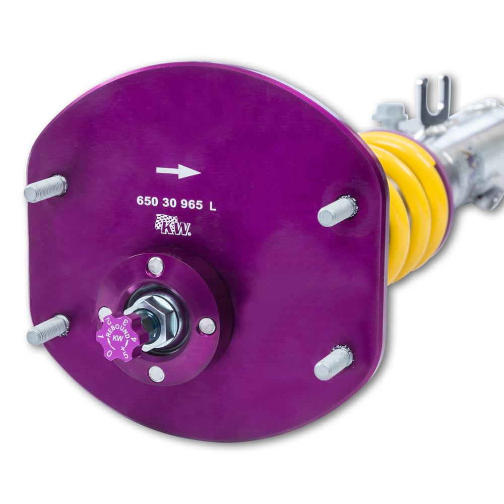 KW Coilover Kit V3 Clubsport w/ Top Mounts - Porsche 911 (964) (Carrera 4) [35271822]