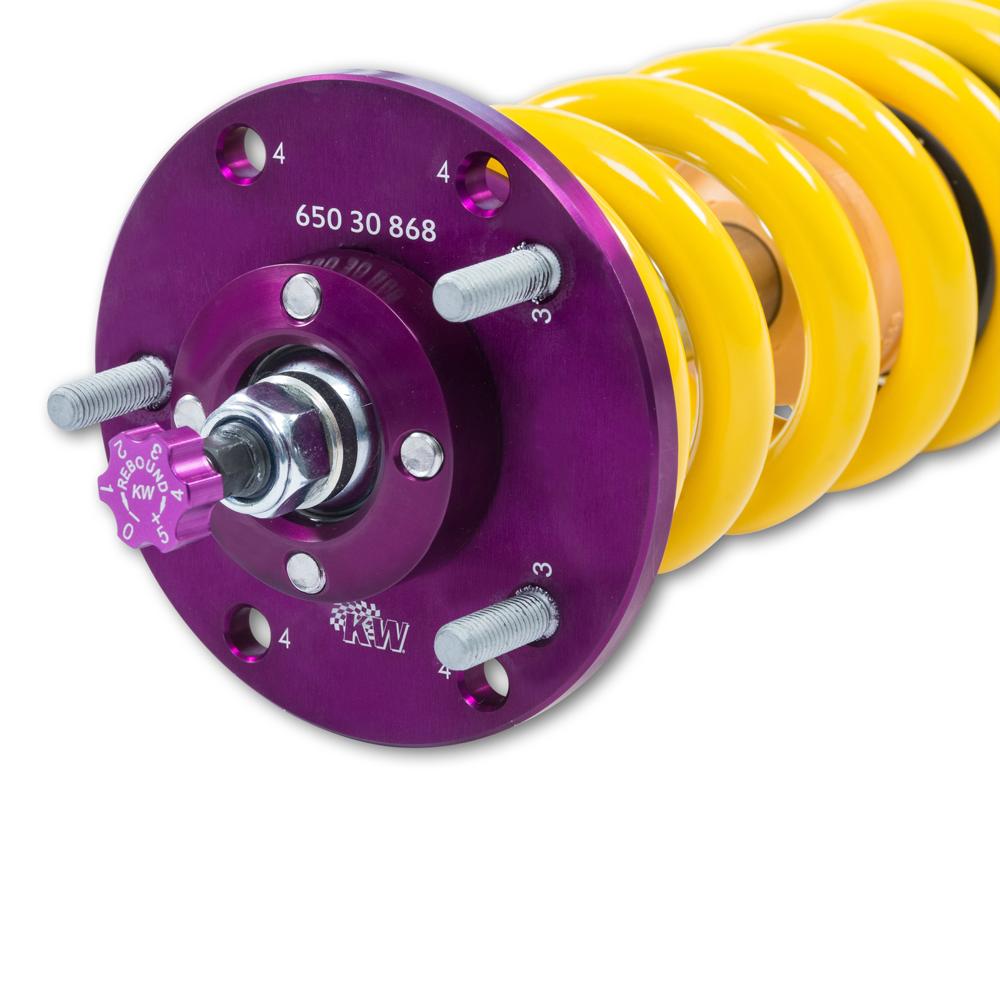 KW Coilover Kit V3 Clubsport w/ Top Mounts - Porsche 911 (964) (Carrera 4) [35271822]