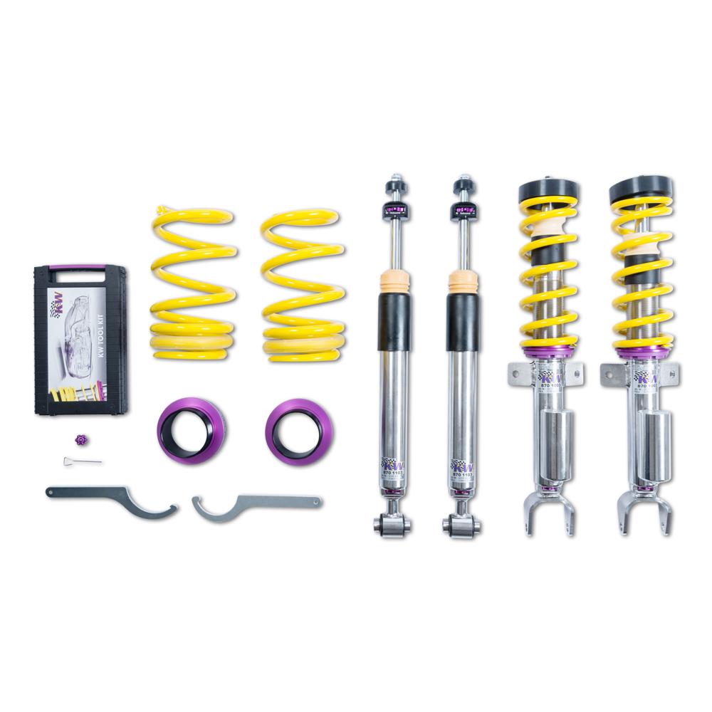 KW Coilover Kit V3 - Tesla MODEL 3 (5YJ3), Tesla MODEL Y (5YJY) (EV, EV Rear-Wheel Drive, Long Range Rear-Wheel Drive)