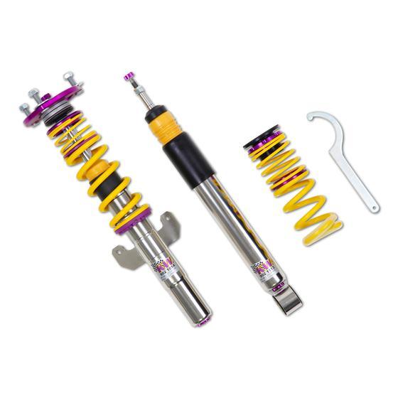 KW Coilover Kit V3 Clubsport w/ Top Mounts - Renault CLIO III (BR0/1, CR0/1) (2.0 16V Sport, 2.0 16V Sport (CR0N, CR1P)) [35290833]