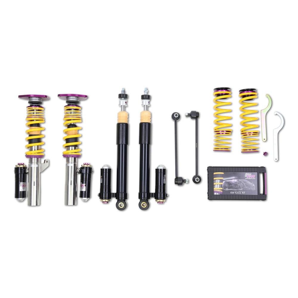 KW Coilover Kit V4 Clubsport w/ Top Mounts - Audi A3 (8P) (1.4 TFSI, 1.6, 1.6 TDI +3 more)