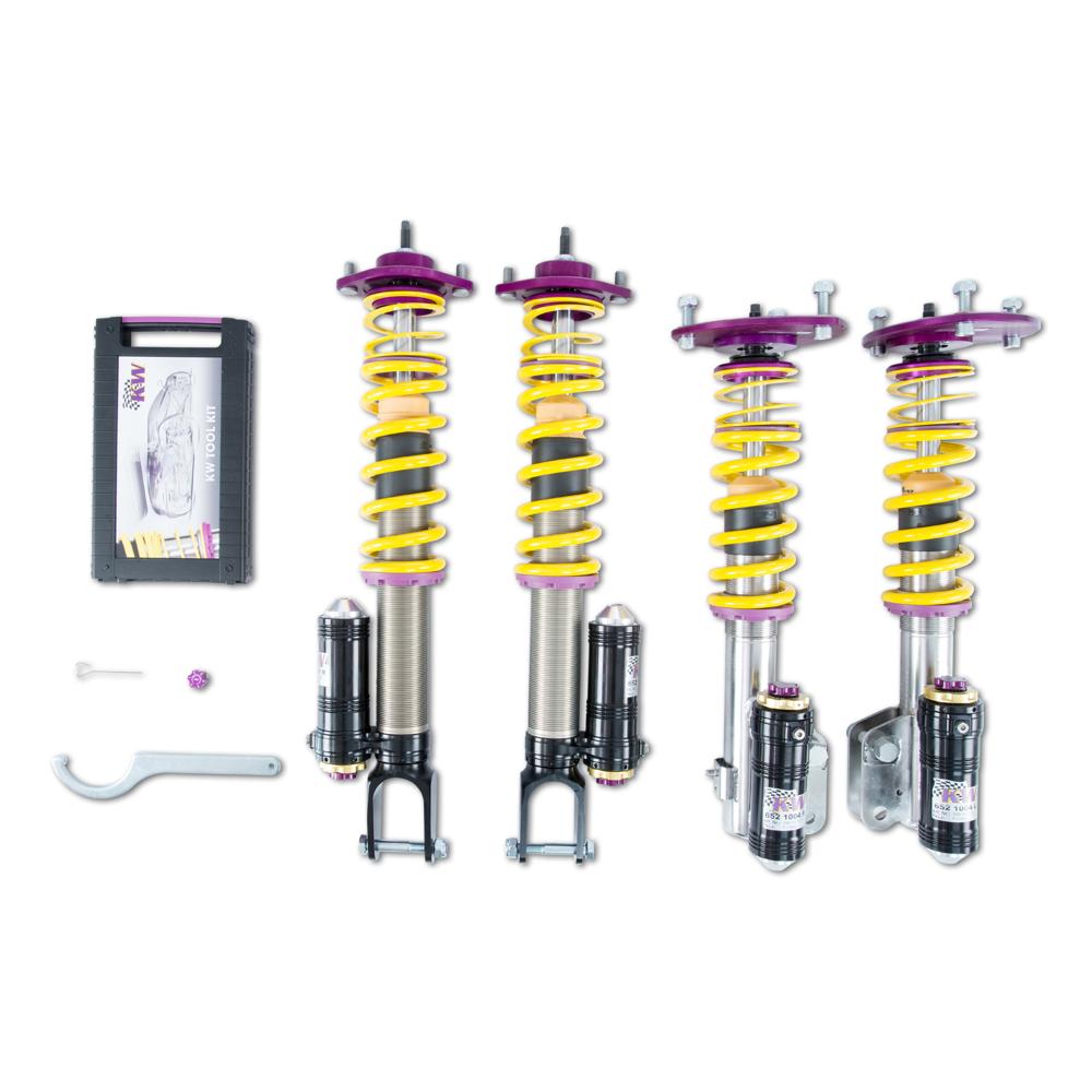 KW Coilover Kit V4 Clubsport w/ Top Mounts - Mitsubishi CARISMA Saloon (DA), Mitsubishi LANCER VII (CS_A, CT_A)