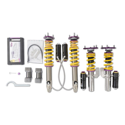 KW Coilover Kit V4 Clubsport w/ Top Mounts - Porsche 911 (991) (Carrera, Carrera 4, Carrera 4S +1 more)