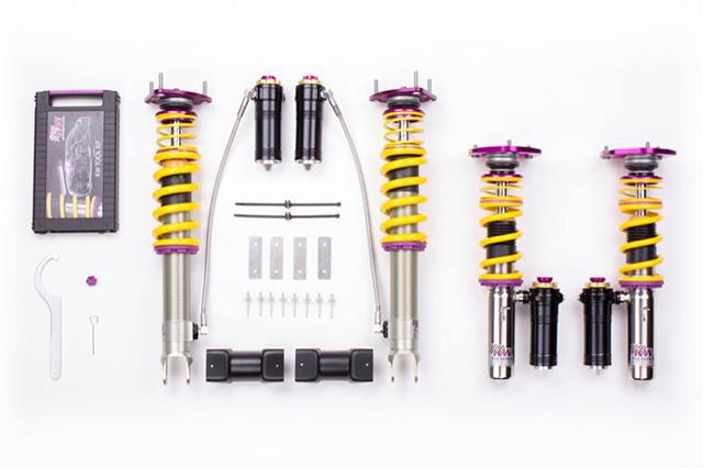 KW Coilover Kit V4 Clubsport w/ Top Mounts - Porsche 911 (991) (Turbo, Turbo S) [39771250]