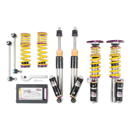 KW Coilover Kit V4 Clubsport w/ FA Top Mounts - Audi A3 (8V)