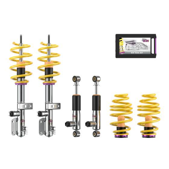 DDC - Plug & Play coilovers inox - Volkswagen Multivan (T6, T7)