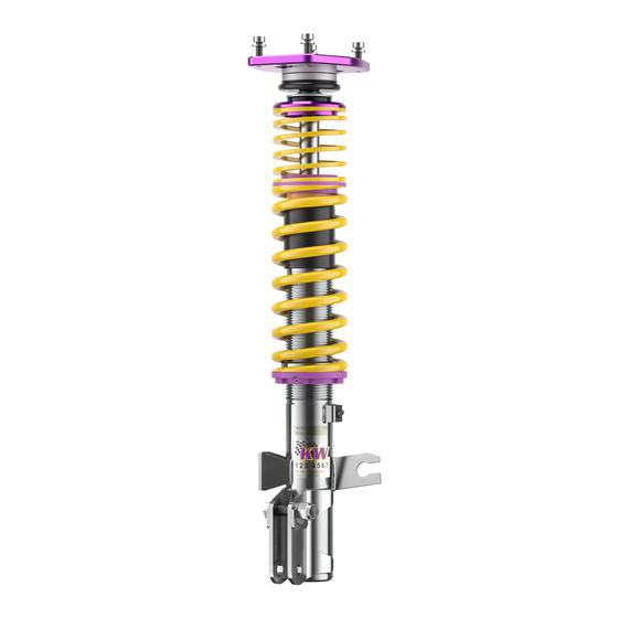 KW Coilover suspension V3 inox - Porsche 944 (944) (944 Turbo) [3527100G]