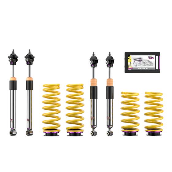 KW Coilover suspension V3 inox - Mercedes-Benz S-Class (W140) (S420, S500, S600) [352250BB]