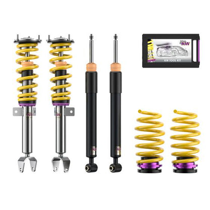 KW Coilover suspension V1 inox - Tesla MODEL 3 (5YJ3), Tesla MODEL Y (5YJY) (EV, EV Rear-Wheel Drive, Long Range Rear-Wheel Drive)