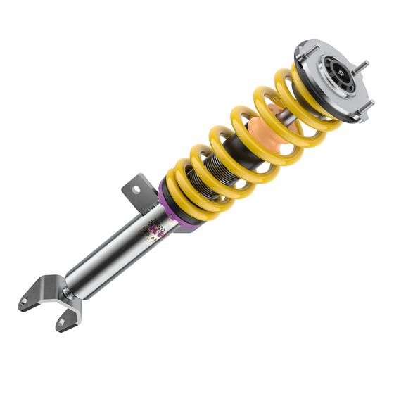 KW Coilover suspension V1 inox - Tesla MODEL 3 (5YJ3), Tesla MODEL Y (5YJY) (EV, EV Rear-Wheel Drive, Long Range Rear-Wheel Drive)