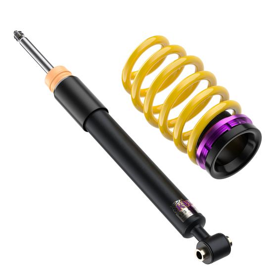 KW Coilover suspension V1 inox - Tesla MODEL 3 (5YJ3), Tesla MODEL Y (5YJY) (EV, EV Rear-Wheel Drive, Long Range Rear-Wheel Drive)
