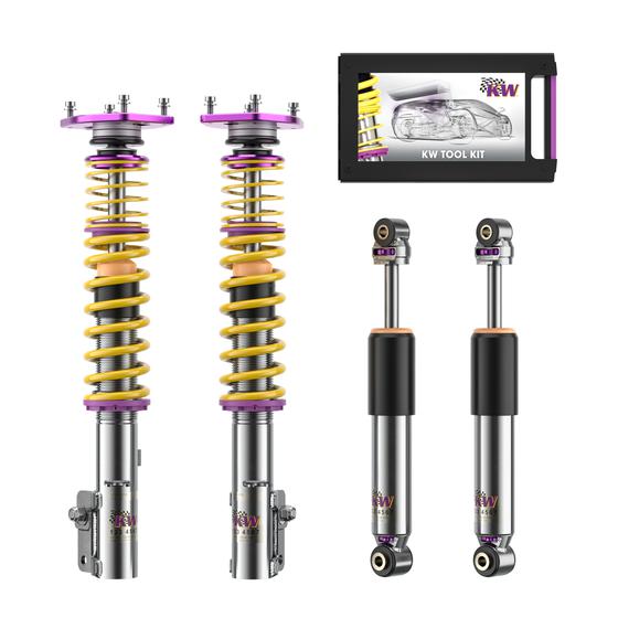 KW Coilover suspension V3 inox - Porsche 944 (944) (944 Turbo) [3527100D]