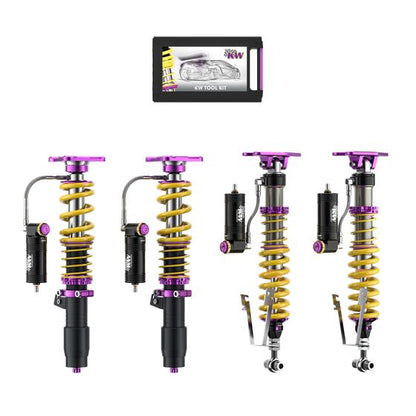 KW Coilover suspension V4 Racing incl. top mounts - BMW M2 (G87), BMW M3 (G80), BMW M4 (G82) (M2, M3, Competition +2 more) [39720346]