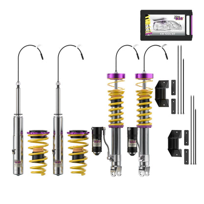 KW DDC – Plug & Play coilover suspension inox (incl. HLS 2) PORSCHE 911 (991)