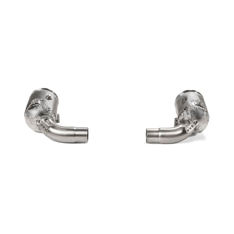 Akrapovic Link Pipe Set w Cat (SS) for Porsche 911 (992) Carrera