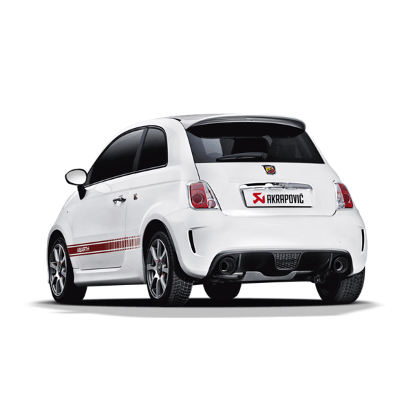Akrapovic Slip-On Line (SS) for Abarth 500/595 without TailPipes