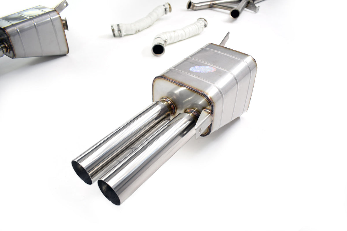 QuickSilver Stainless Steel Exhaust - Maserati Khamsin (1974-1982)