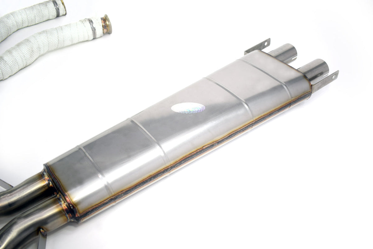 QuickSilver Stainless Steel Exhaust - Maserati Khamsin (1974-1982)