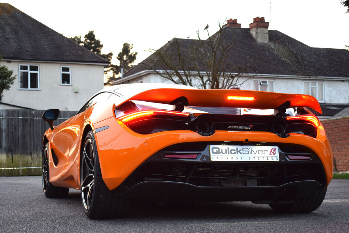 QuickSilver Catalyst Replacement Pipes - McLaren 720S Ceramic Coated (2017 on)