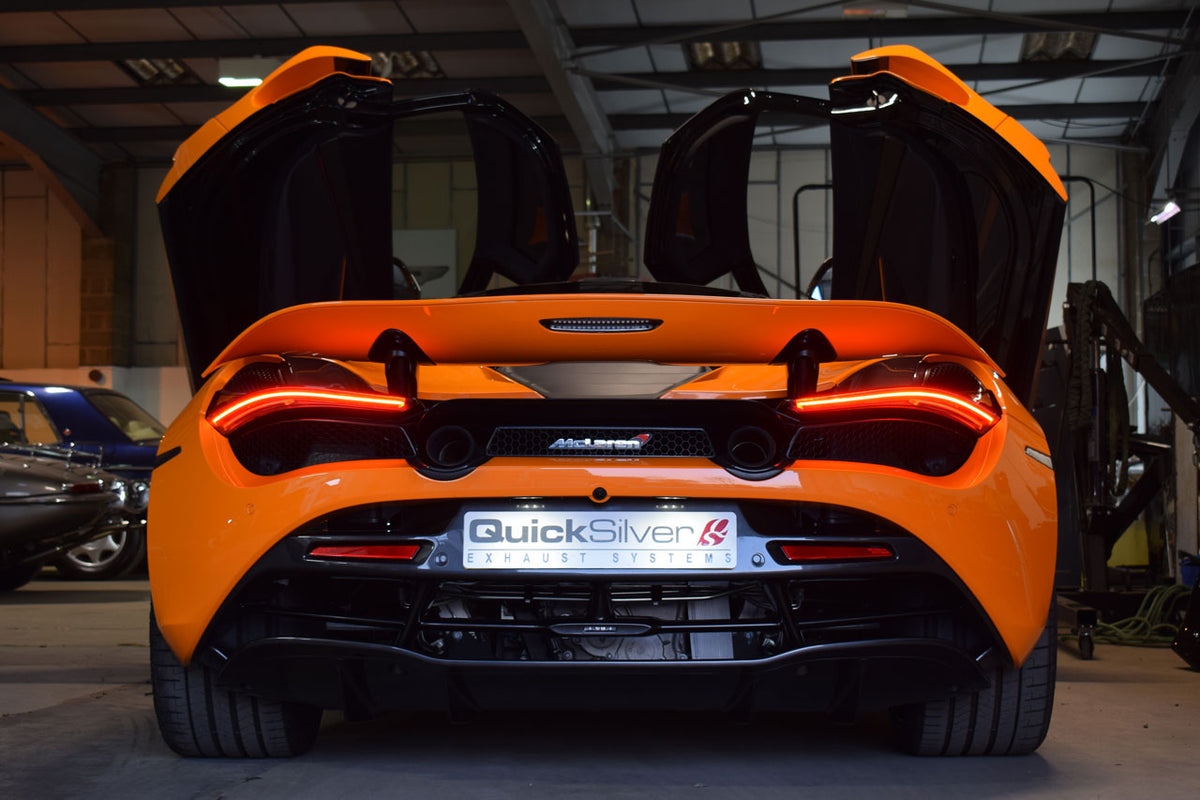 QuickSilver Catalyst Replacement Pipes - McLaren 720S Ceramic Coated (2017 on)