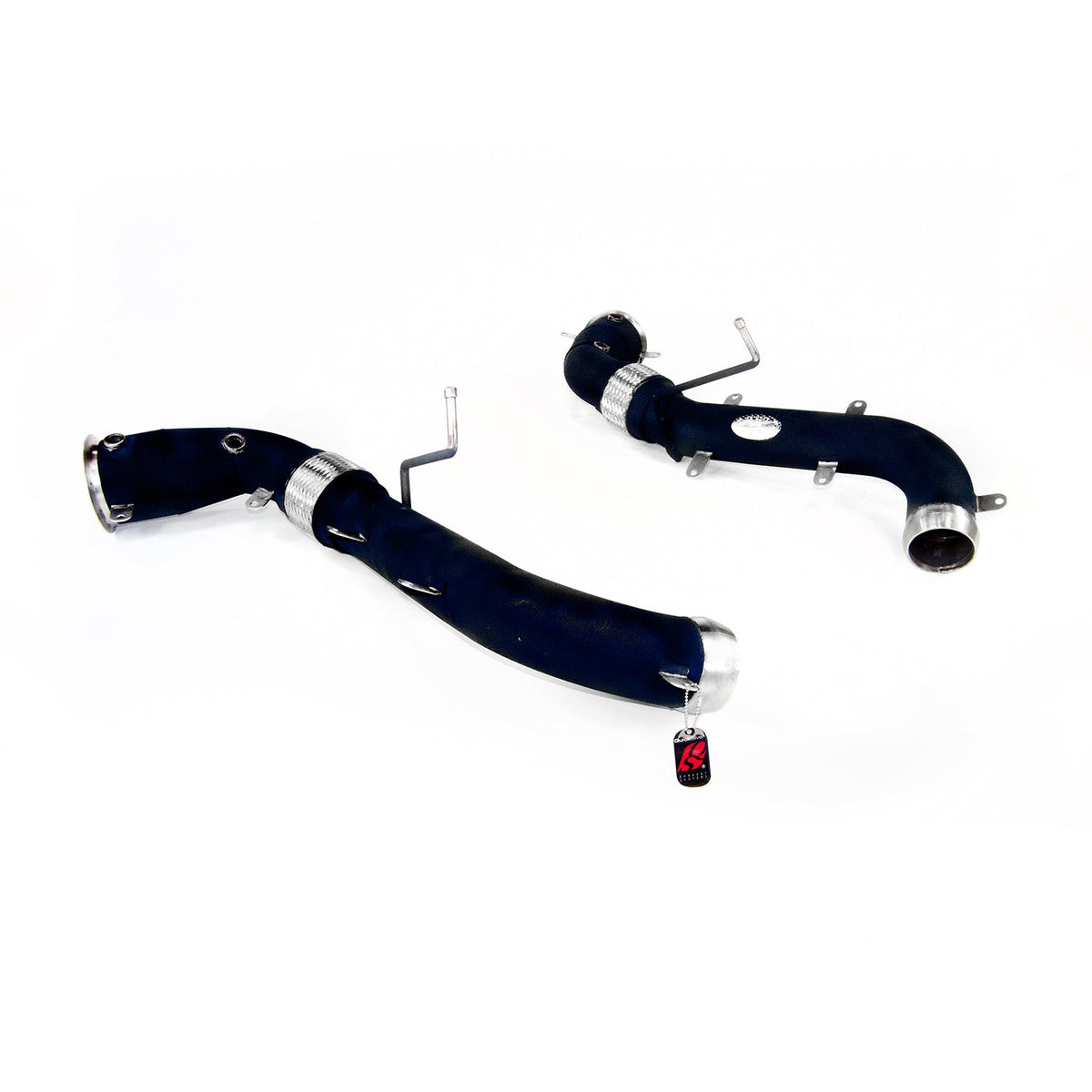 QuickSilver Catalyst Replacement Pipes - McLaren 600LT and 620R Ceramic Coated (2019 on)